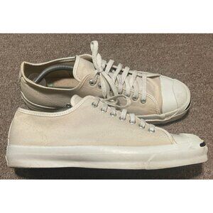 Vintage 70s Men’s Size 11 Converse Jack Purcell White Canvas Chuck Sneakers USA